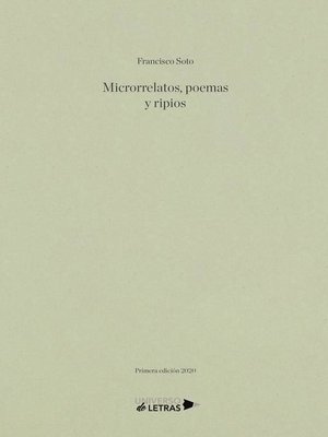 cover image of Microrrelatos, poemas y ripios
